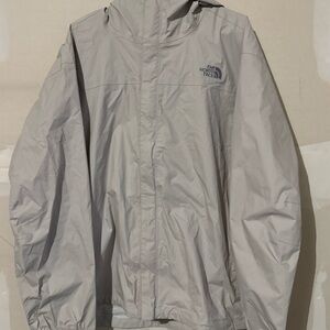 The North Face Men's Light Gray Raincoat
